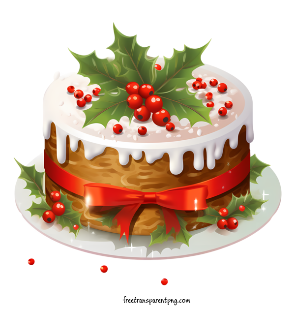 Free Christmas Cake Christmas Cake Apple Pie Baked Goods For Christmas Cake Clipart Transparent Background