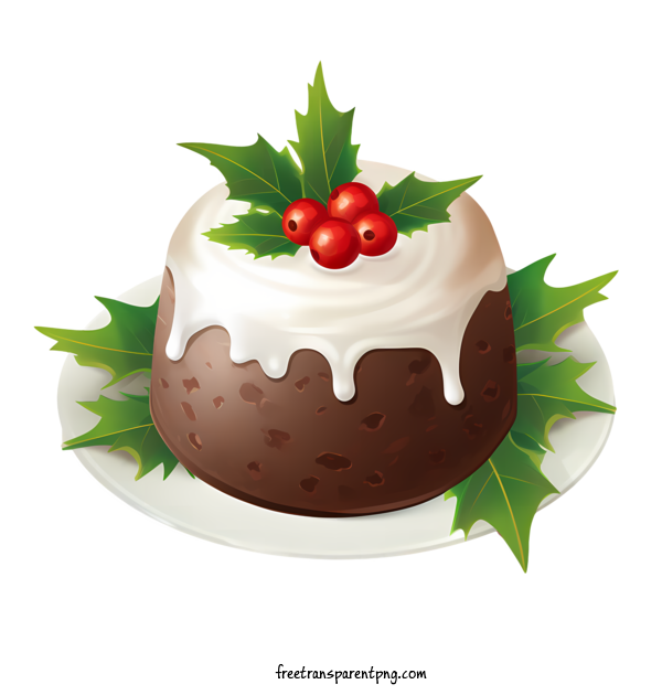 Free Christmas Pudding Christmas Pudding Meringue Christmas Cake For Christmas Pudding Clipart Transparent Background
