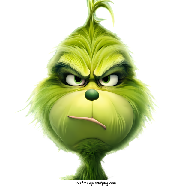 Free Christmas Grinch Christmas Grinch Grinning Frowning For Christmas Grinch Clipart Transparent Background