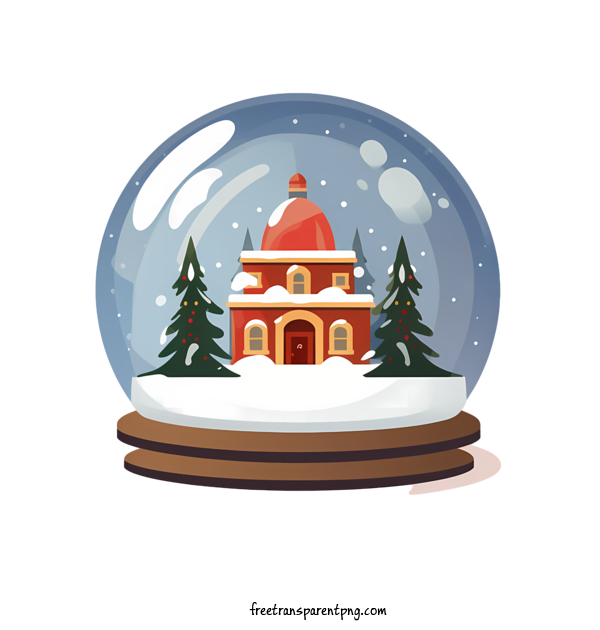 Free Christmas Snowball Christmas Snowball Snow Globe Christmas For Christmas Snowball Clipart Transparent Background