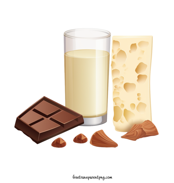 Free Milk Chocolate Milk Chocolate Cheese Milk For Milk Chocolate Clipart Transparent Background