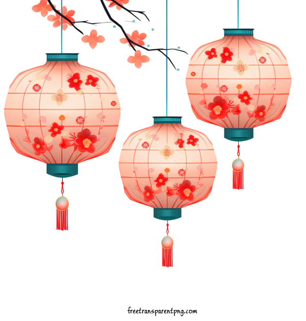 Free Chinese Lantern Chinese Lantern Chinese Red For Chinese Lantern Clipart Transparent Background