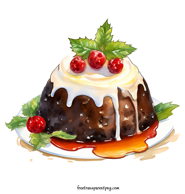 Free Christmas Pudding Christmas Pudding Spoon Gravy For Christmas Pudding Clipart Transparent Background