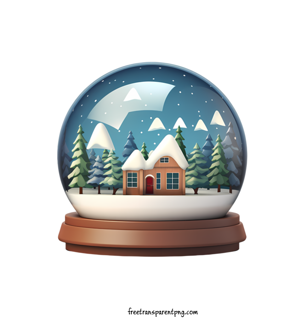 Free Christmas Snowball Christmas Snowball Snow Globe Christmas Decoration For Christmas Snowball Clipart Transparent Background