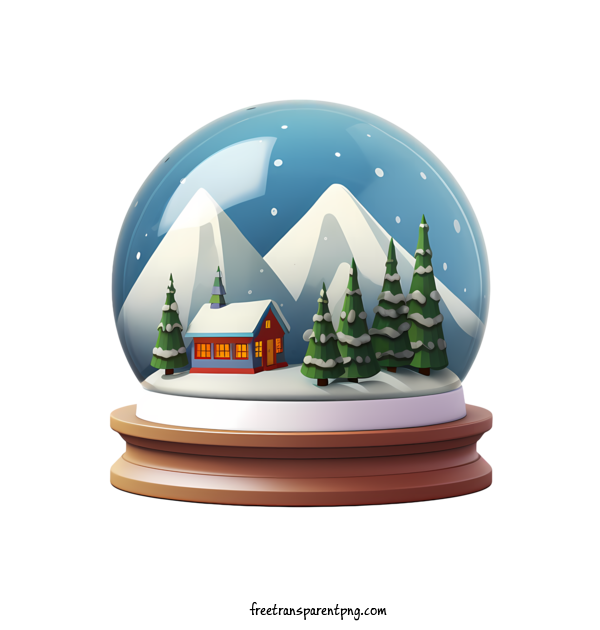 Free Christmas Snowball Christmas Snowball Snow Globe Christmas For Christmas Snowball Clipart Transparent Background