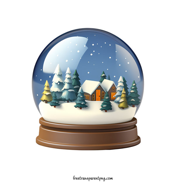 Free Christmas Snowball Christmas Snowball Snow Globe House For Christmas Snowball Clipart Transparent Background