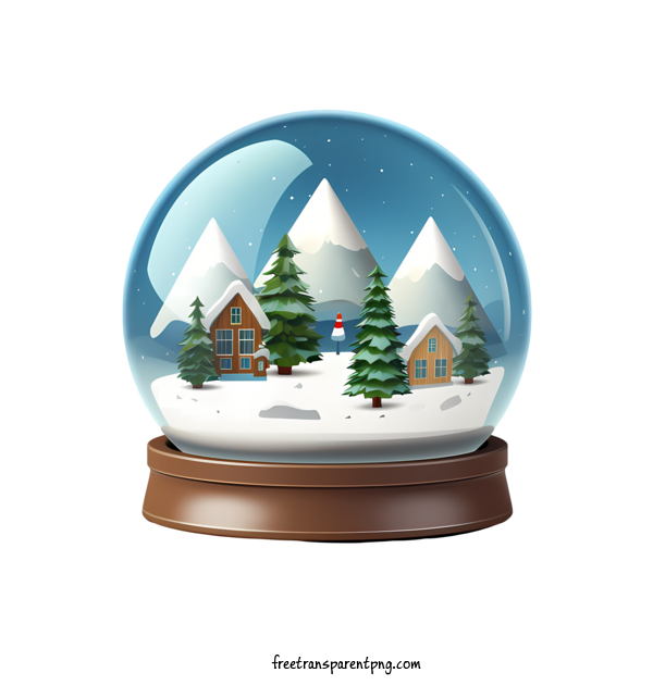 Free Christmas Snowball Christmas Snowball Winter Scene Snow Globe For Christmas Snowball Clipart Transparent Background