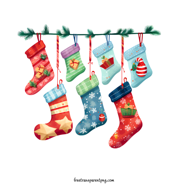 Free Christmas Stocking Christmas Stocking Christmas Socks Socks For Christmas Stocking Clipart Transparent Background
