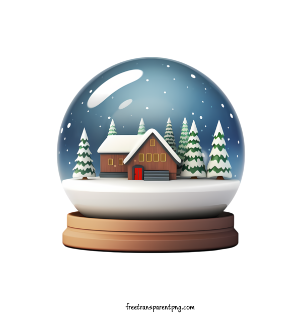 Free Christmas Snowball Christmas Snowball Snowy Trees Cold Weather For Christmas Snowball Clipart Transparent Background