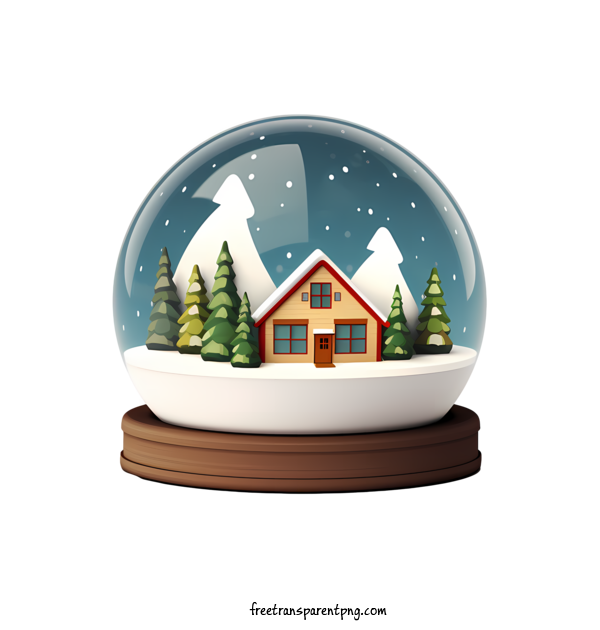 Free Christmas Snowball Christmas Snowball Winter Snow Globe For Christmas Snowball Clipart Transparent Background