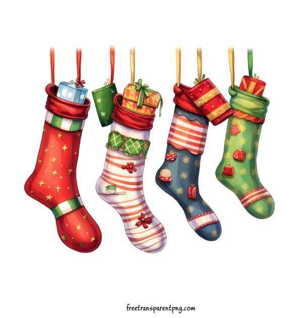 Free Christmas Stocking Christmas Stocking Christmas Socks Gift Socks For Christmas Stocking Clipart Transparent Background