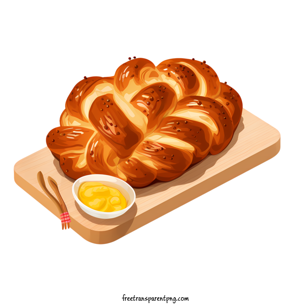 Free Challah Bread Challah Bread Bread Braid For Challah Bread Clipart Transparent Background