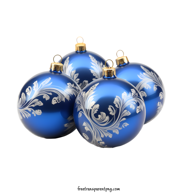 Free Christmas Ball Christmas Ball Blue Ornate For Christmas Ball Clipart Transparent Background