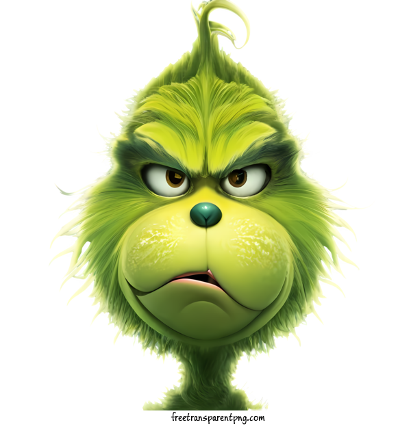 Free Christmas Grinch Christmas Grinch Grin Face For Christmas Grinch Clipart Transparent Background