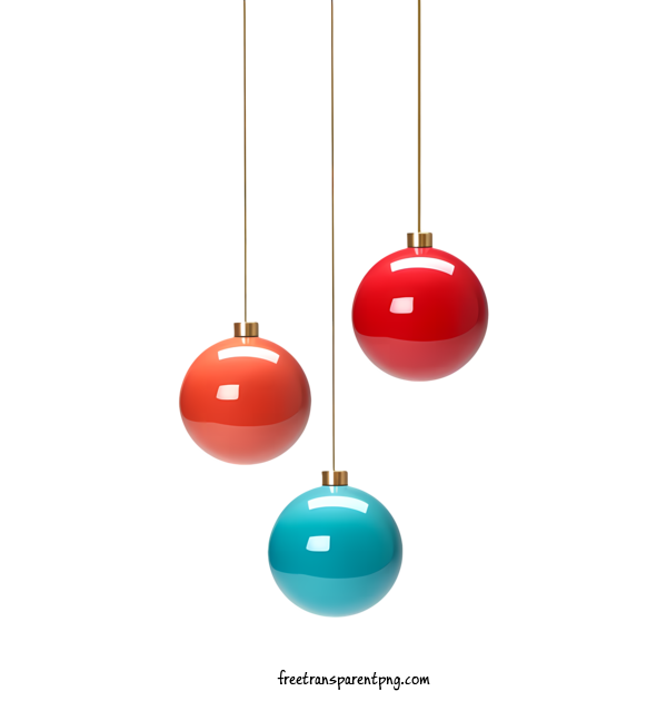 Free Christmas Ball Christmas Ball Balloons Strings For Christmas Ball Clipart Transparent Background