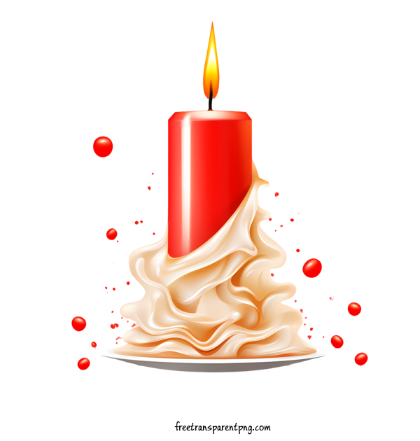 Free Christmas Candle Christmas Candle Candle Fire For Christmas Candle Clipart Transparent Background