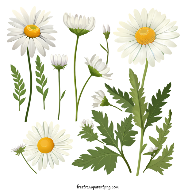 Free Daisy Flower Daisy Flower Daisy Flowers For Daisy Flower Clipart Transparent Background