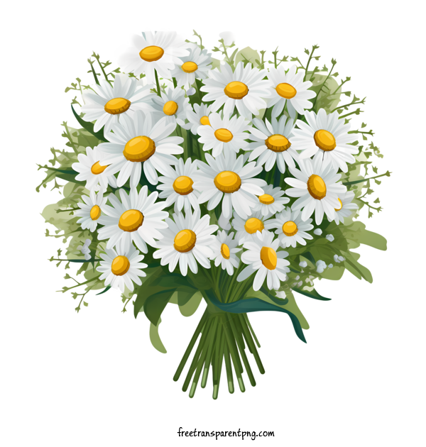 Free Daisy Flower Daisy Flower Bouquet White Flowers For Daisy Flower Clipart Transparent Background
