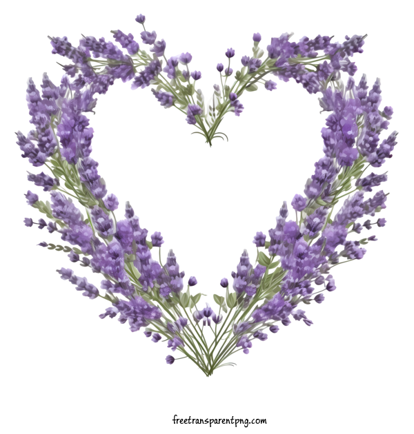 Free Lavender Wreath Lavender Wreath Lavender Purple For Lavender Wreath Clipart Transparent Background