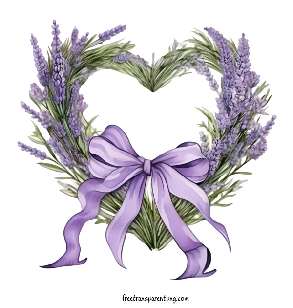 Free Lavender Wreath Lavender Wreath Lavender Wreath Wreath For Lavender Wreath Clipart Transparent Background
