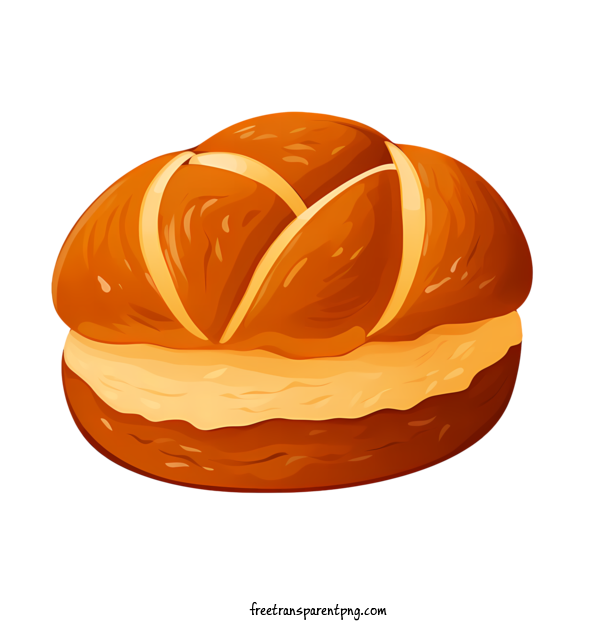 Free Challah Bread Challah Bread Bread Pastry For Challah Bread Clipart Transparent Background