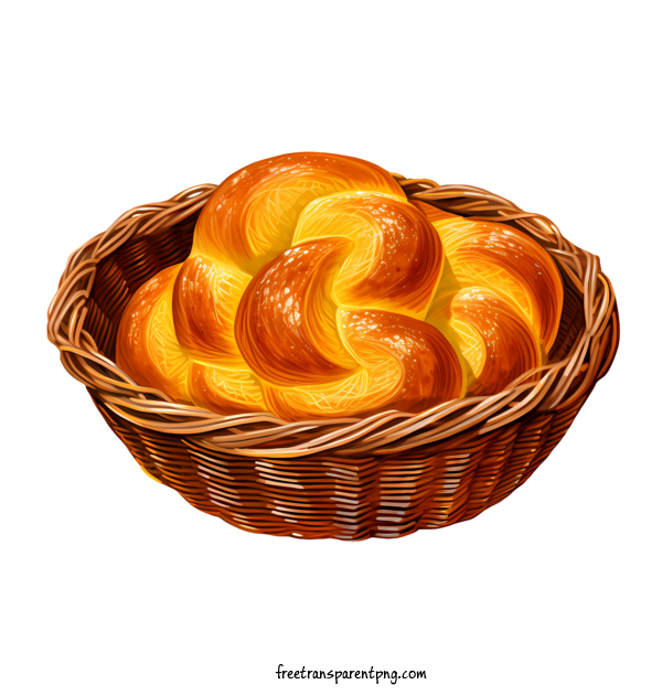 Free Challah Bread Challah Bread Bread Baguette For Challah Bread Clipart Transparent Background