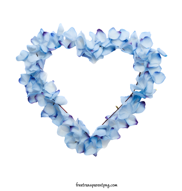 Free Blue Rose Petals Blue Rose Petals Heart Flowers For Blue Rose Petals Clipart Transparent Background