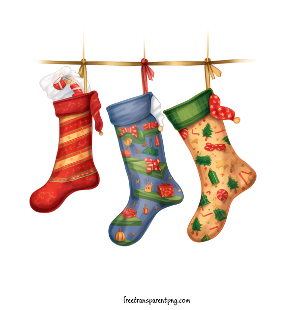 Free Christmas Stocking Christmas Stocking Christmas Stockings Stockings For Christmas Stocking Clipart Transparent Background