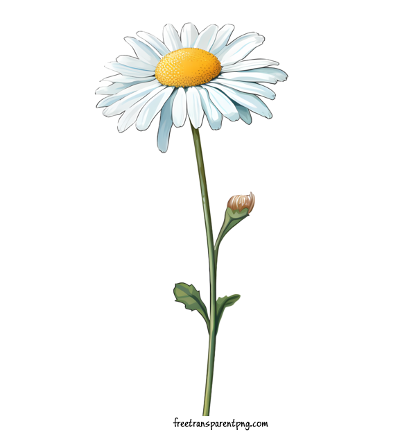 Free Daisy Flower Daisy Flower White Flower Daisy For Daisy Flower Clipart Transparent Background