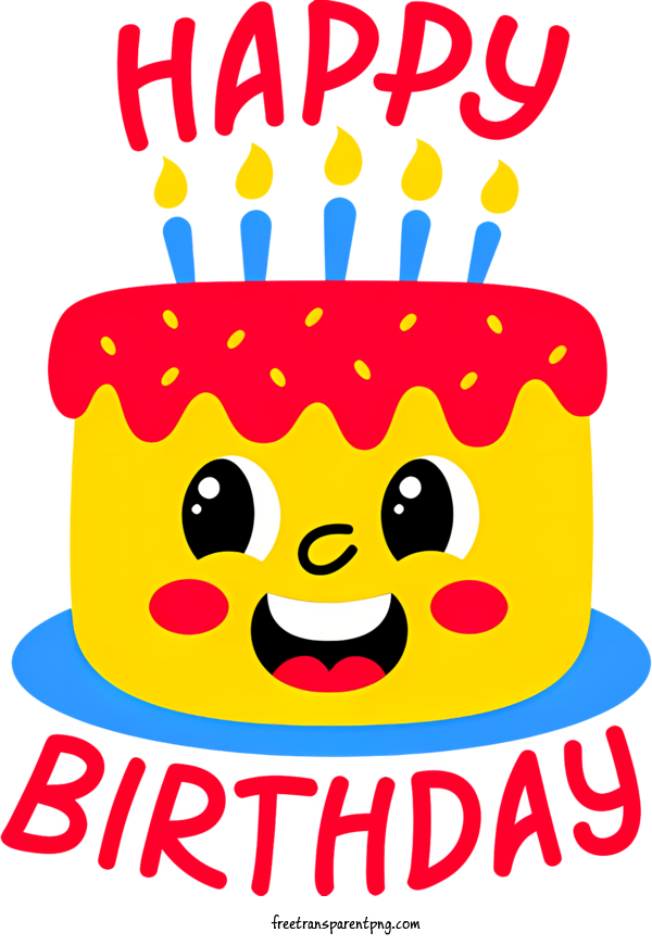 Free Birthday Birthday Happy Birthday Cake For Birthday Clipart Transparent Background