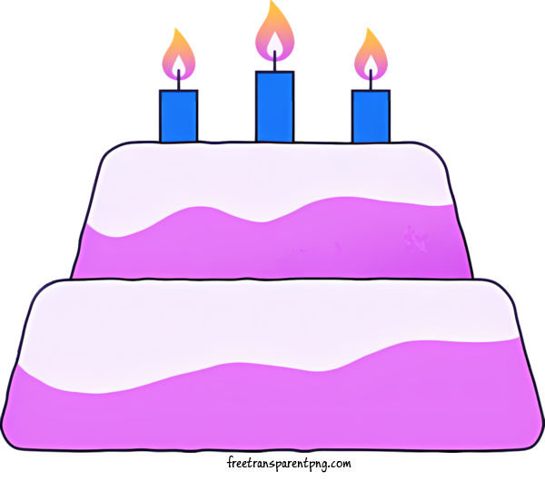 Free Birthday Birthday Birthday Cake Celebration For Birthday Clipart Transparent Background