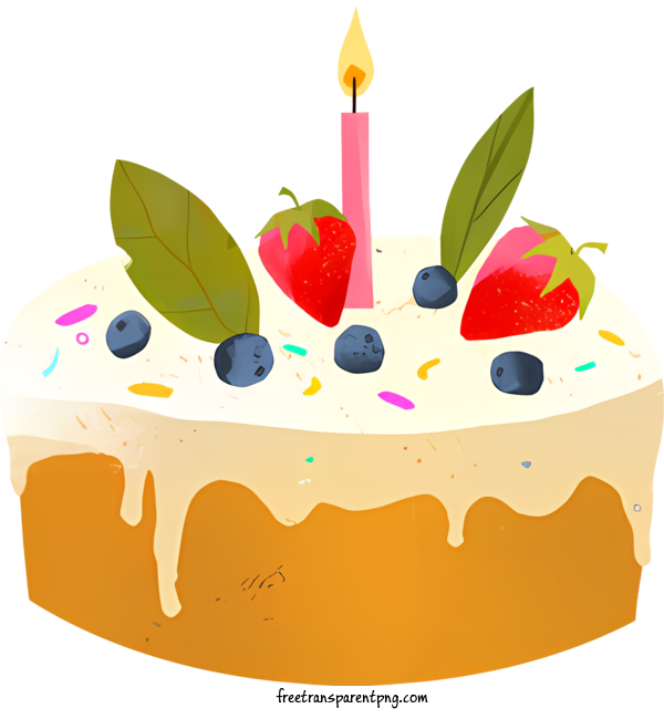 Free Birthday Birthday Birthday Cake Cupcake For Birthday Clipart Transparent Background