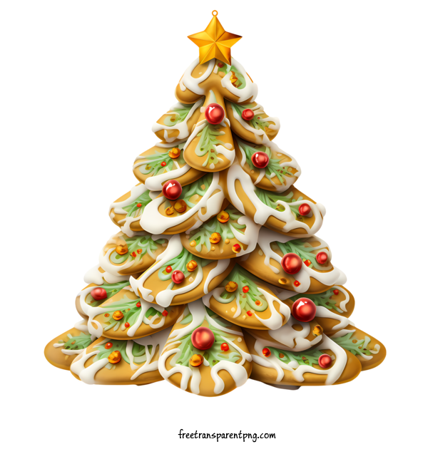 Free Christmas Christmas Cookies Gingerbread Decorated For Christmas Cookies Clipart Transparent Background