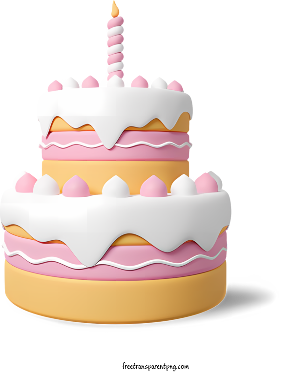 Free Birthday Birthday Birthday Cake Cake For Birthday Clipart Transparent Background