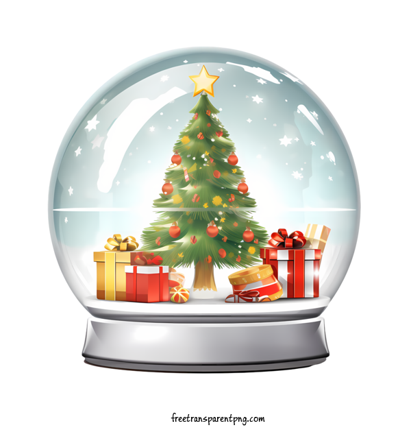 Free Christmas Snowball Christmas Snowball Christmas Tree Presents For Christmas Snowball Clipart Transparent Background