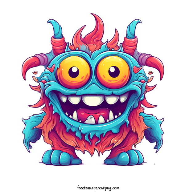 Free Monster Monster Cute Cartoon For Monster Clipart Transparent Background