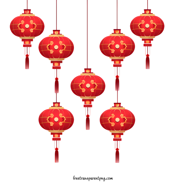 Free Chinese Lantern Chinese Lantern Red Lamp For Chinese Lantern Clipart Transparent Background