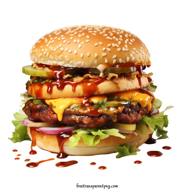 Free American Burger American Burger Burger Hamburger For American Burger Clipart Transparent Background