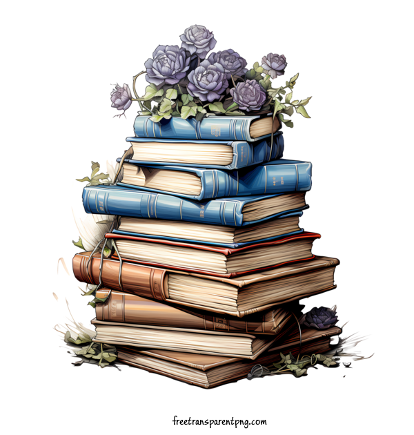 Free Stack Of Books Stack Of Books Book Stack For Stack Of Books Clipart Transparent Background
