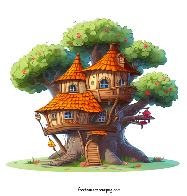 Free Tree House Tree House Forest Tree House For Tree House Clipart Transparent Background