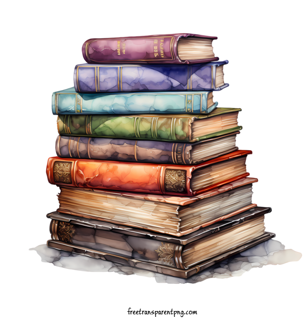 Free Stack Of Books Stack Of Books Stack Books For Stack Of Books Clipart Transparent Background