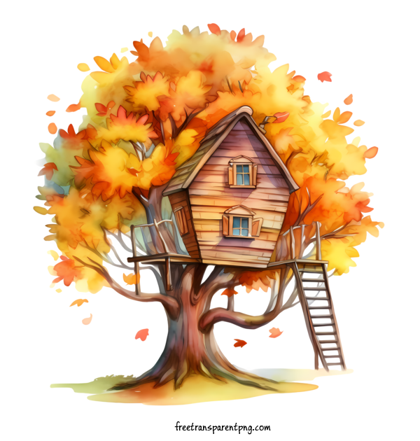 Free Tree House Tree House Treehouse Wooden For Tree House Clipart Transparent Background