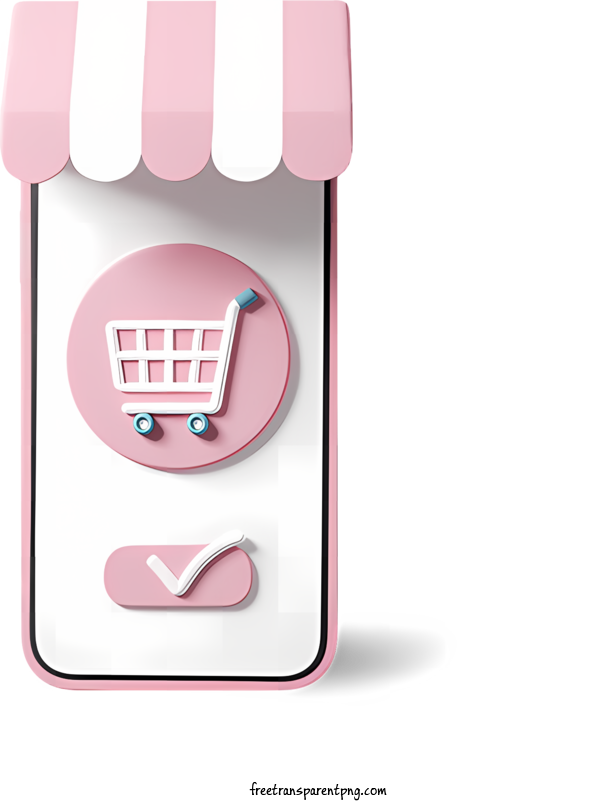 Free Online Shopping Online Shopping Pink Shopping Cart Shopping For Online Shopping Clipart Transparent Background