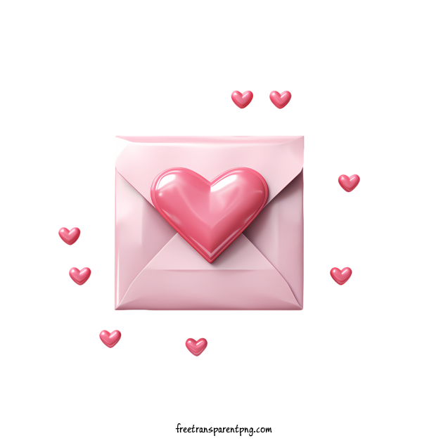 Free Lentines Day Valentines Day Envelope Heart For Envelope Clipart Transparent Background