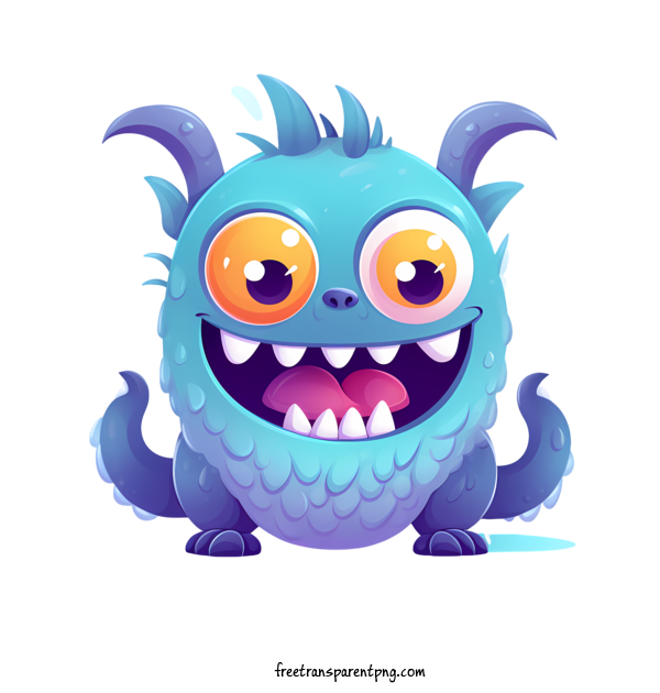 Free Monster Monster Cute Cartoon For Monster Clipart Transparent Background