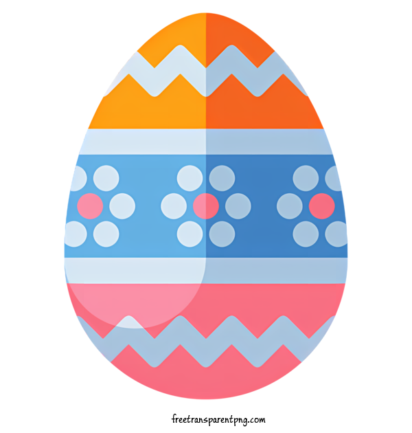 Free Easter Egg Easter Egg Egg Colorful For Easter Egg Clipart Transparent Background