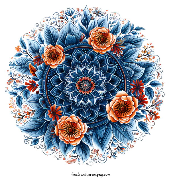 Free Mandala Mandala Floral Watercolor For Mandala Clipart Transparent Background
