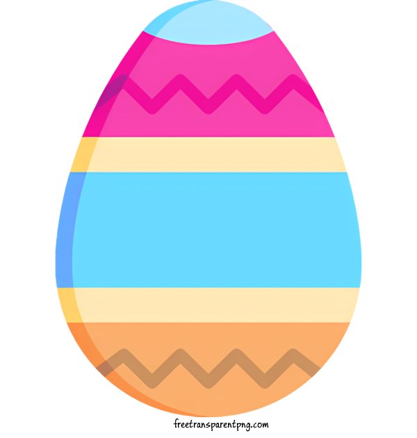 Free Easter Egg Easter Egg Egg Colored For Easter Egg Clipart Transparent Background