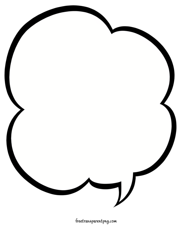 Free Text Box Text Box Speech Bubble Conversation Bubble For Text Box Clipart Transparent Background