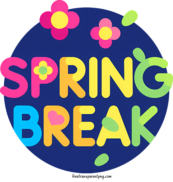 Free Spring Spring Spring Break For Spring Clipart Transparent Background